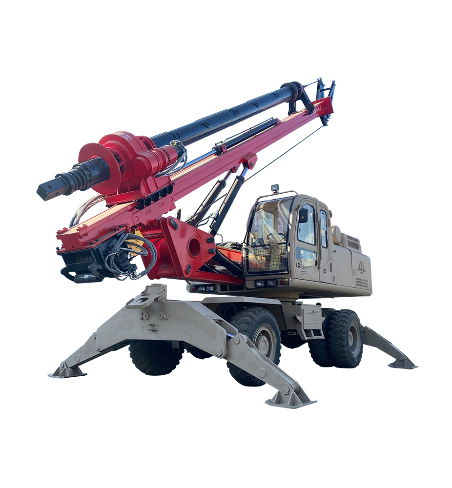 詹陽(yáng)輪式挖掘機(jī)升級(jí)旋挖鉆機(jī)